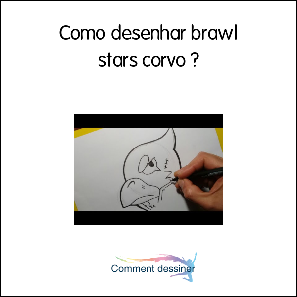 Como desenhar brawl stars corvo